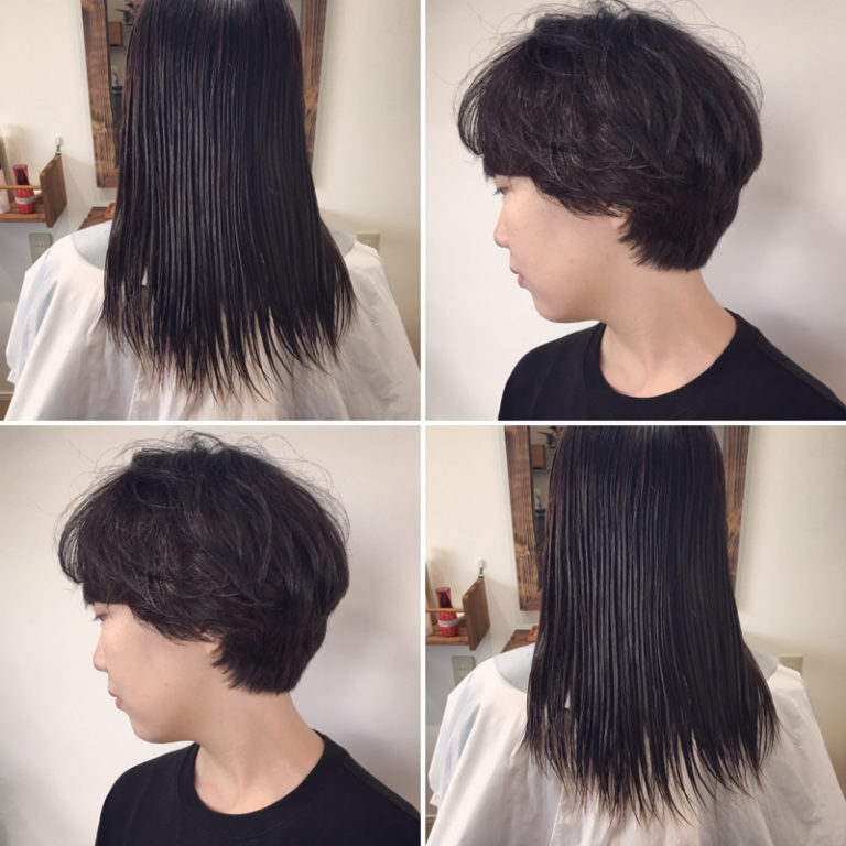 【奥行きショートボブ】黒髪を活かすという選択肢！！ 水戸市美容室/Sec. hair design【セックヘアデザイン】